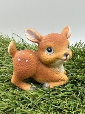 VTG  Homeco Ceramic Fawn Figurine